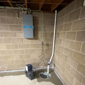 A properly installed sump pump