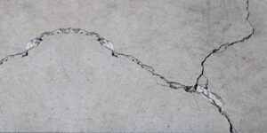 Cracked and Settled Concrete